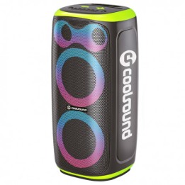ALTAVOZ KARAOKE PORTATIL COOLSOUND BLAST PUMP 2X6.5" 350W VERDE