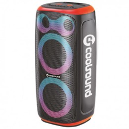 ALTAVOZ KARAOKE PORTATIL COOLSOUND BLAST PUMP 2X6.5" 350W NARANJA