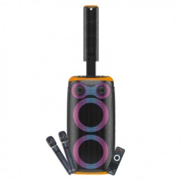 ALTAVOZ KARAOKE COOLSOUND BLAST PUMP 2.1 2X6.5" + 5xTWEETERS 550W NARANJA