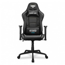 SILLA GAMING SERIE DEMON LORD NEGRA CROMAD