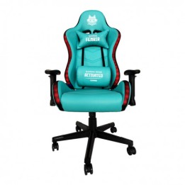 SILLA GAMING RGB SERIE FENRIR VERDE CROMAD