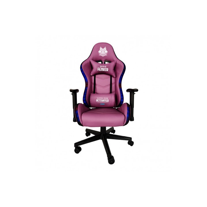 SILLA GAMING RGB SERIE FENRIR VIOLETA CROMAD