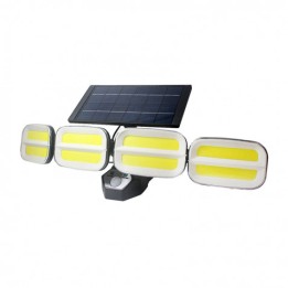 FOCO SOLAR CUÁDRUPLE CON SENSOR 800LM ELBAT
