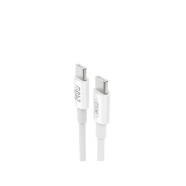 CABLE DE CARGA TIPO C TIPO C 240W BLANCO XO