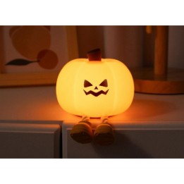 LAMPARA DE NOCHE INFANTIL CALABAZA HALLOWEEN XO