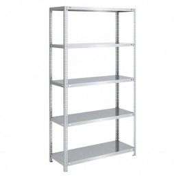 ESTANTERIA ACERO GALVANIZADO 5 BALDAS 90X30X180CM BLIM