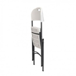 SILLA RESINA PLEGABLE PRO 44X53X83CM BLANCA SUNGARDEN