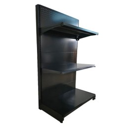 EXPOSITOR GÓNDOLA 900X450X1500MM NEGRO CROMAD