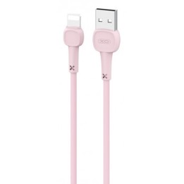 CABLE NB132 CARGA RAPIDA USB - LIGHTNING | 2A | 1 METRO | ROSA XO