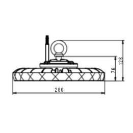 LAMPARA LED UFO 150W 6000K ELBAT