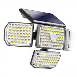 FOCO SOLAR CUÁDRUPLE CON SENSOR 430LM ELBAT
