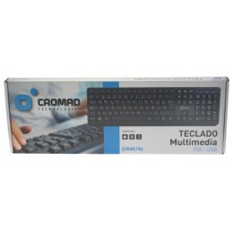 TECLADO MULTIMEDIA T50 USB CROMAD