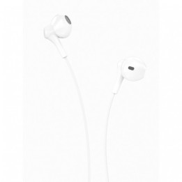 AURICULAR + MICROFONO EP39 MUSIC BLANCO