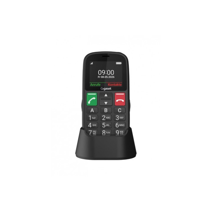 TELEFONO MOVIL PERSONAS MAYORES GL390 4G NEGRO GIGASET