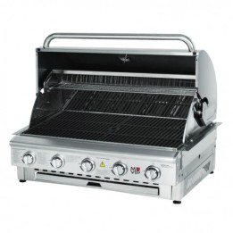 BARBACOA DE GAS INOX PRO 5 FUEGOS SOBREMESA MUVIP