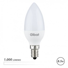 BOMBILLA LED C37 | 8.5W | 1000LM | E14 | LUZ BLANCA | ELBAT
