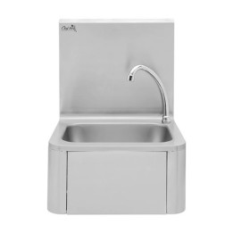 FREGADERO MURAL ACERO INOX PROFESIONAL CON GRIFO Y DISPENSADOR CHEF PRO