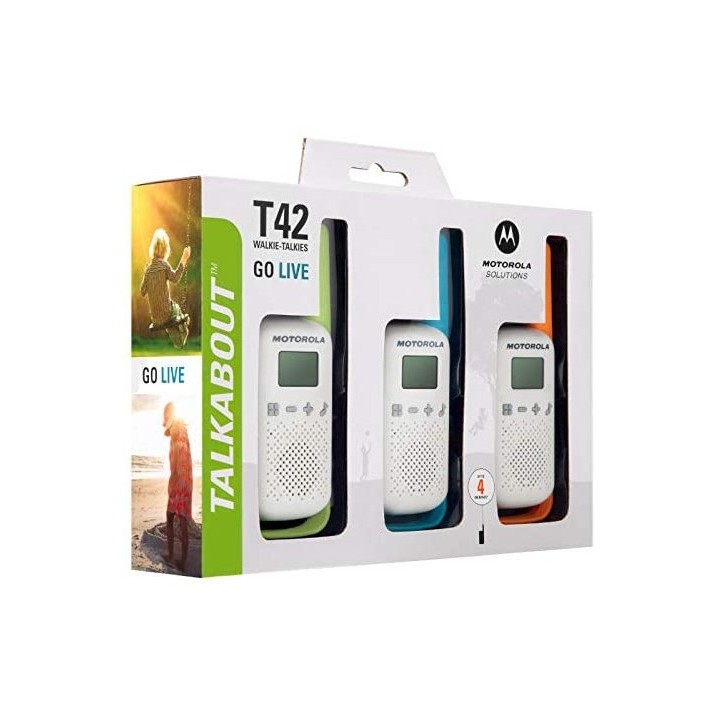 PACK 3 WALKIE - TALKIE MOTOROLA TLKR T42