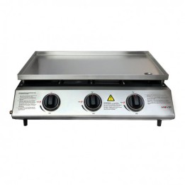 PLANCHA DE ASAR 3 FUEGOS INOXIDABLE MUVIP