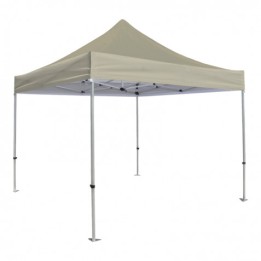 CARPA PLEGABLE ALUMINIO 3X3 METROS 300GRS BEIGE SUNGARDEN