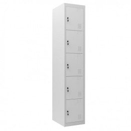 TAQUILLA METÁLICA 5 PUERTAS 1800X300X500MM CROMAD