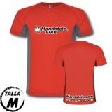CAMISETA TÉCNICA COMBINADA 2 TEJIDOS MANDATELO.COM TALLA M