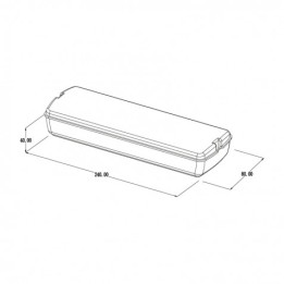 LUZ DE EMERGENCIA 300 LUMENES 6000K ELBAT