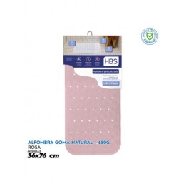 ALFOMBRA GOMA NATURAL - 650G ROSA HBS