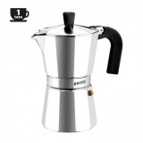 CAFETERA VITRO EXPRES 1 TAZA ALUMINIO ANTIADHERENTE CALDERIN SIN CANTOS