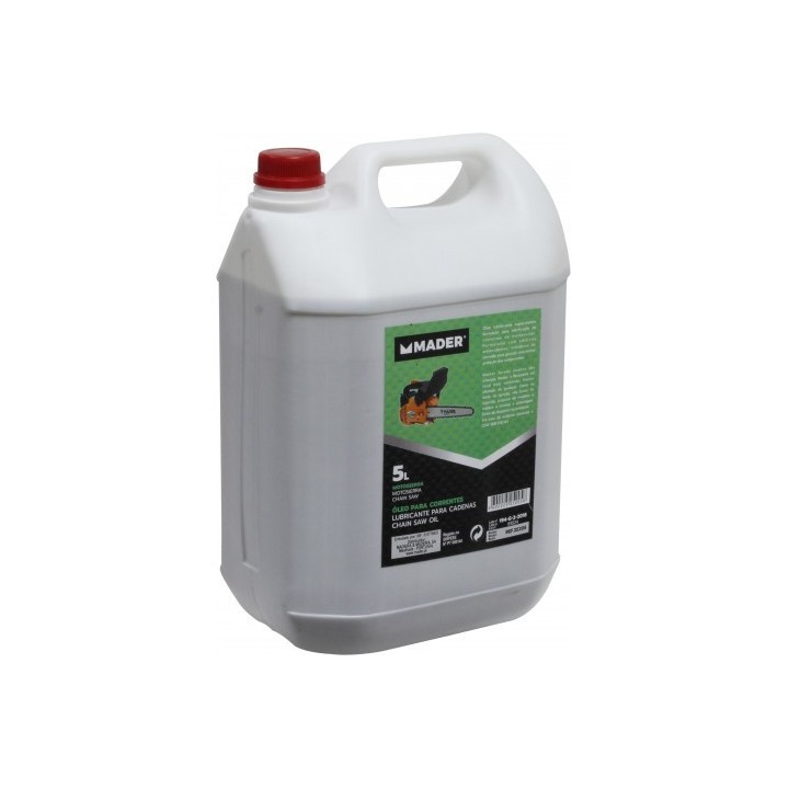 ACEITE PARA CADENA MOTOSIERRA 5L MADER