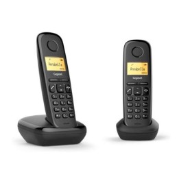 TELEFONO FIJO INALAMBRICO A270 DUO NEGRO GIGASET