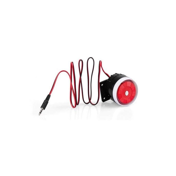 MINI SIRENA CON CABLE PARA ALARMA CV0156 CAMVIEW