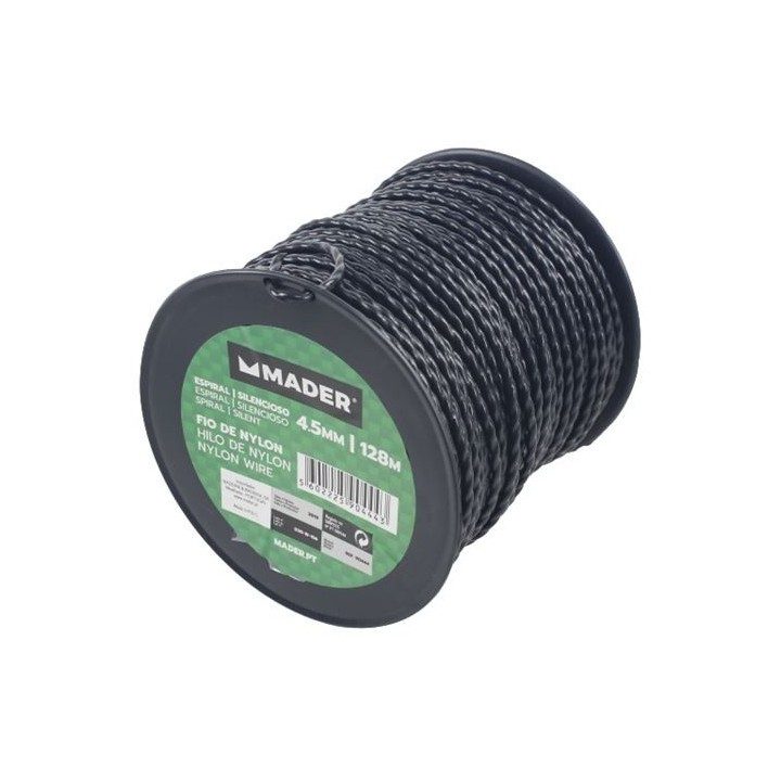 NYLON CORTE REDONDO DESBROZADORA 4.5mmX128mts MADER