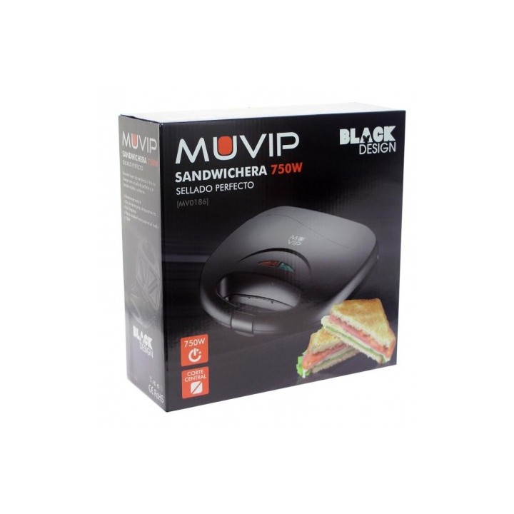 SANDWICHERA 750W NEGRA MUVIP