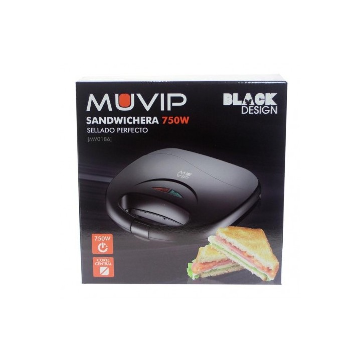SANDWICHERA 750W NEGRA MUVIP