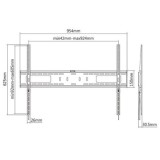 SOPORTE DE PARED TV LED LCD 60"-100" CROMAD