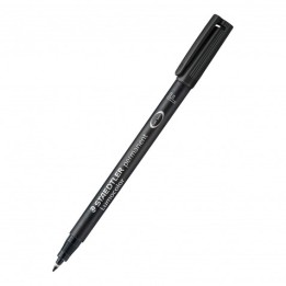 ROTULADOR PERMANENTE PUNTA F 0.6MM - LUMOCOLOR SUPERFINO - 318 - NEGRO