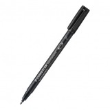 ROTULADOR PERMANENTE PUNTA F 0.6MM - LUMOCOLOR SUPERFINO - 318 - NEGRO