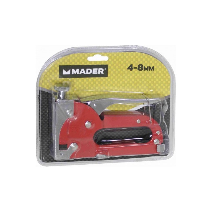 GRAPADORA 4-8MM, 200 GRAPAS MADER