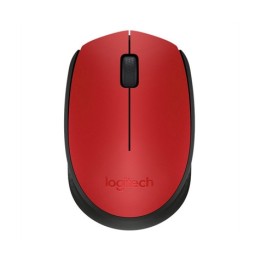 RATON LOGITECH INALAMBRICO M171 1000DPI ROJO