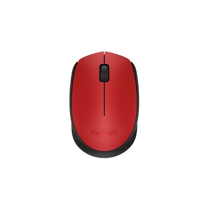 RATON LOGITECH INALAMBRICO M171 1000DPI ROJO