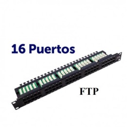 PANEL PARCHEO 16P KRONE 19" FTP CAT 6 CROMAD