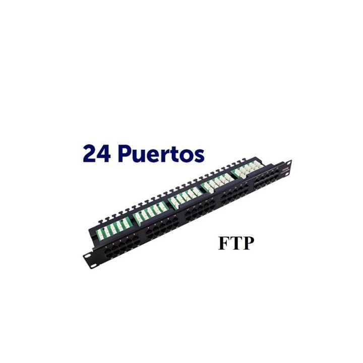 PANEL PARCHEO 24P KRONE 19" FTP CAT 6 CROMAD