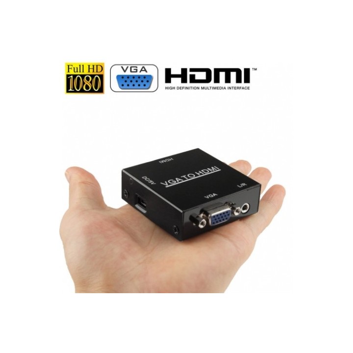 MINI CONVERSOR HDMI A VGA CROMAD
