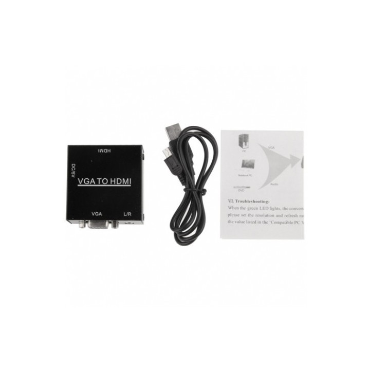 MINI CONVERSOR HDMI A VGA CROMAD