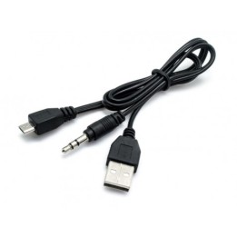 CABLE USB - JACK 3.5MM - MICRO USB 50CM CROMAD