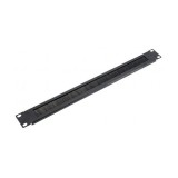 PANEL CEPILLO 1U PARA ARMARIOS 19" CROMAD