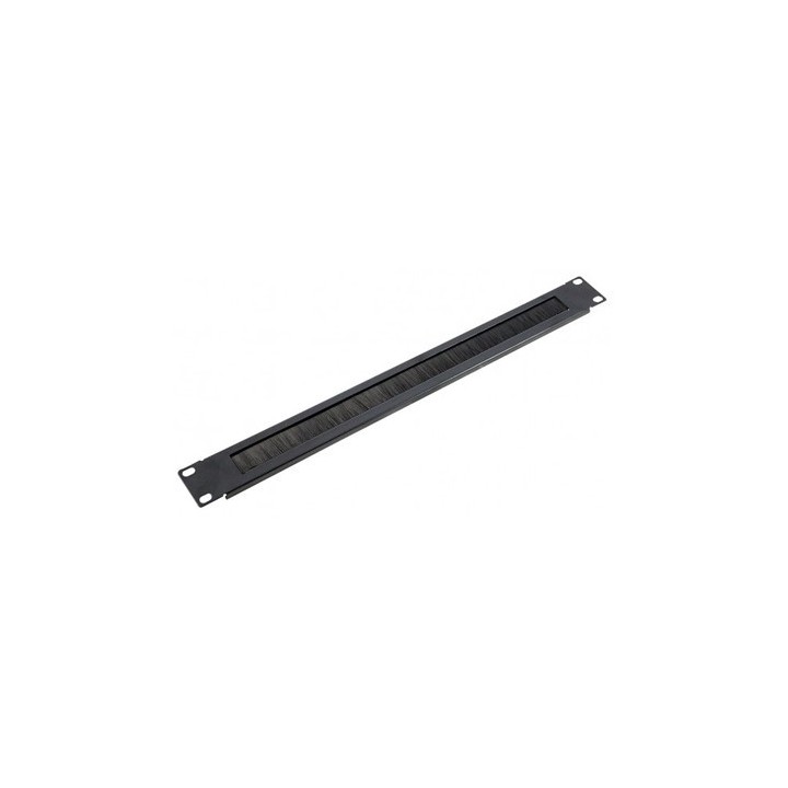 PANEL CEPILLO 1U PARA ARMARIOS 19" CROMAD