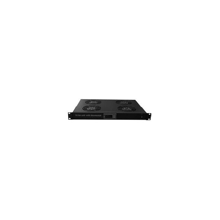 PANEL DE VENTILACIÓN FRONTAL CON TERMOSTATO 4 VENTILADORES