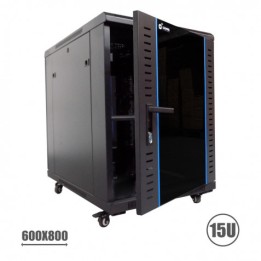 RACK 19" 15U 600X800 PERFORADO CROMAD